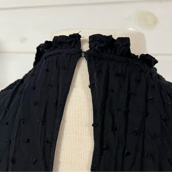 Express Black Ruffled Blouse - Picture 5 of 6